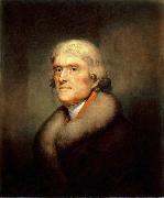 Rembrandt Peale Painting of Thomas Jefferson oil